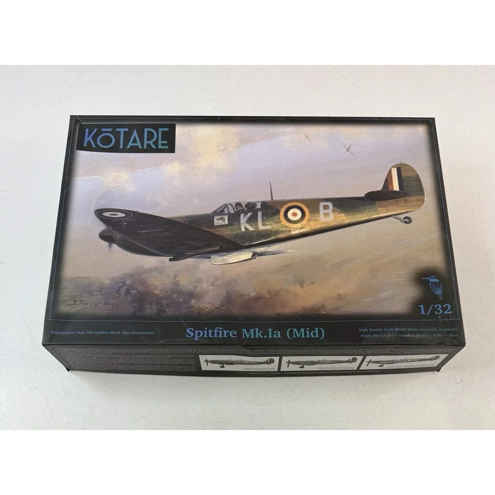 Kotare Spitfire MK.IA Mid 1/32 #32001 Military Model Airplane *BRAND NEW*